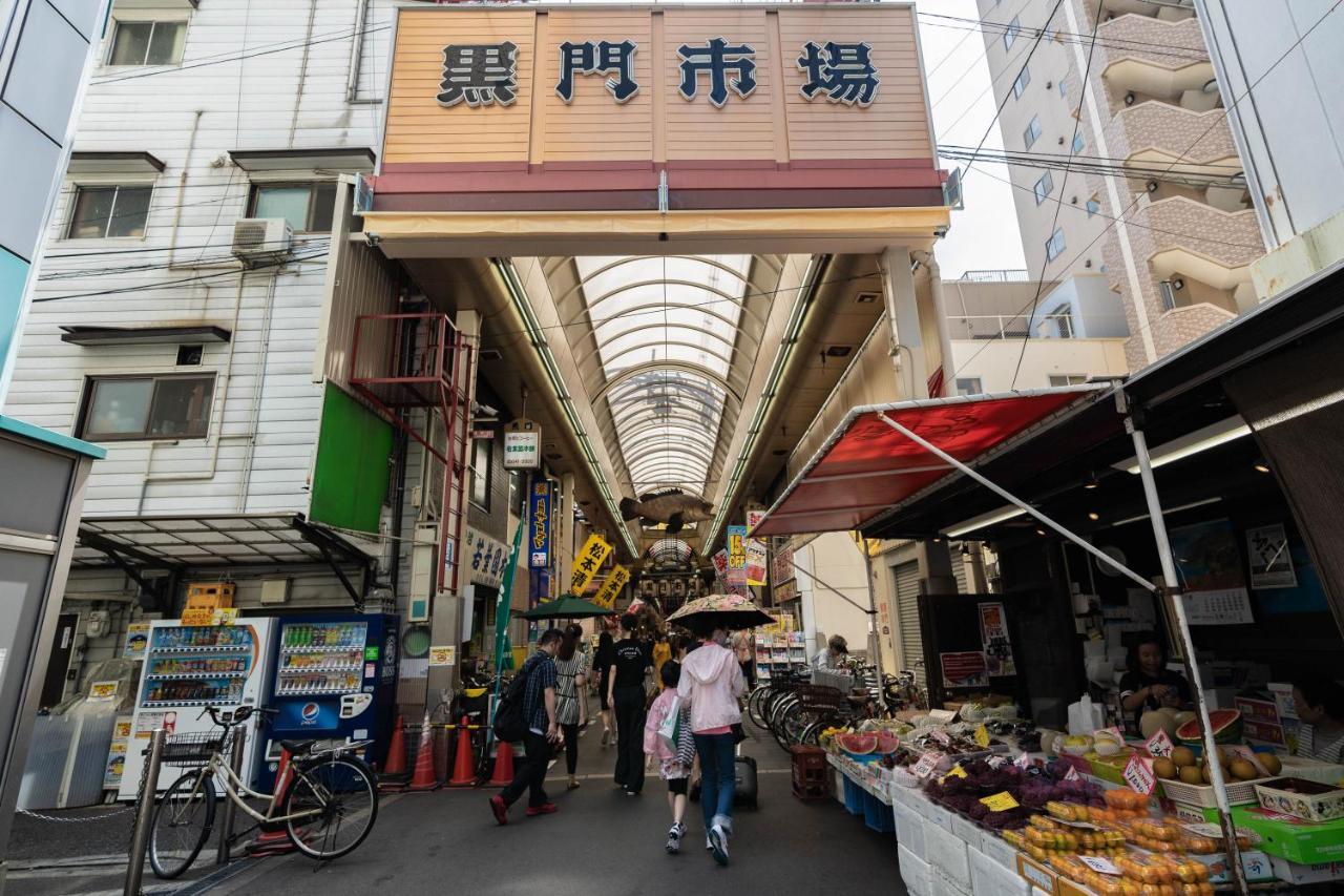 Ferienwohnung 大阪道顿堀 铁甲猫の家 Exterior foto